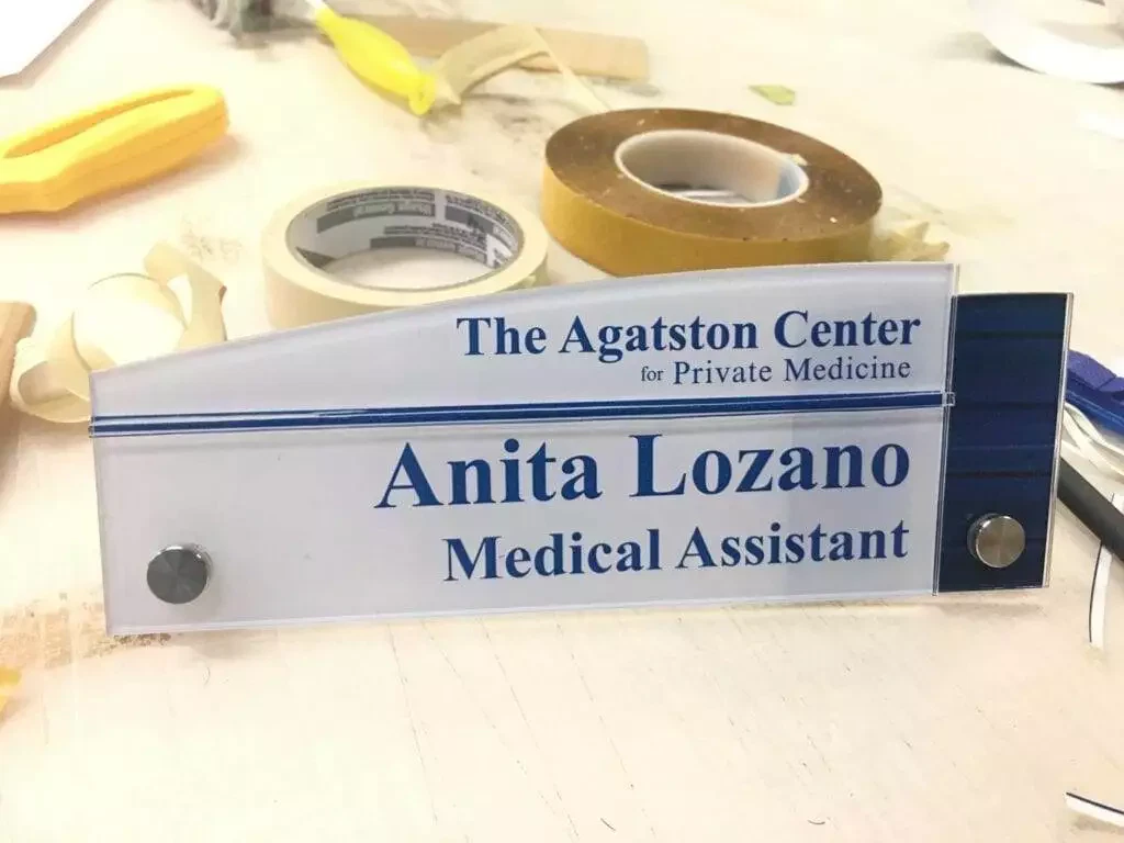 Acrylic Desk Sign