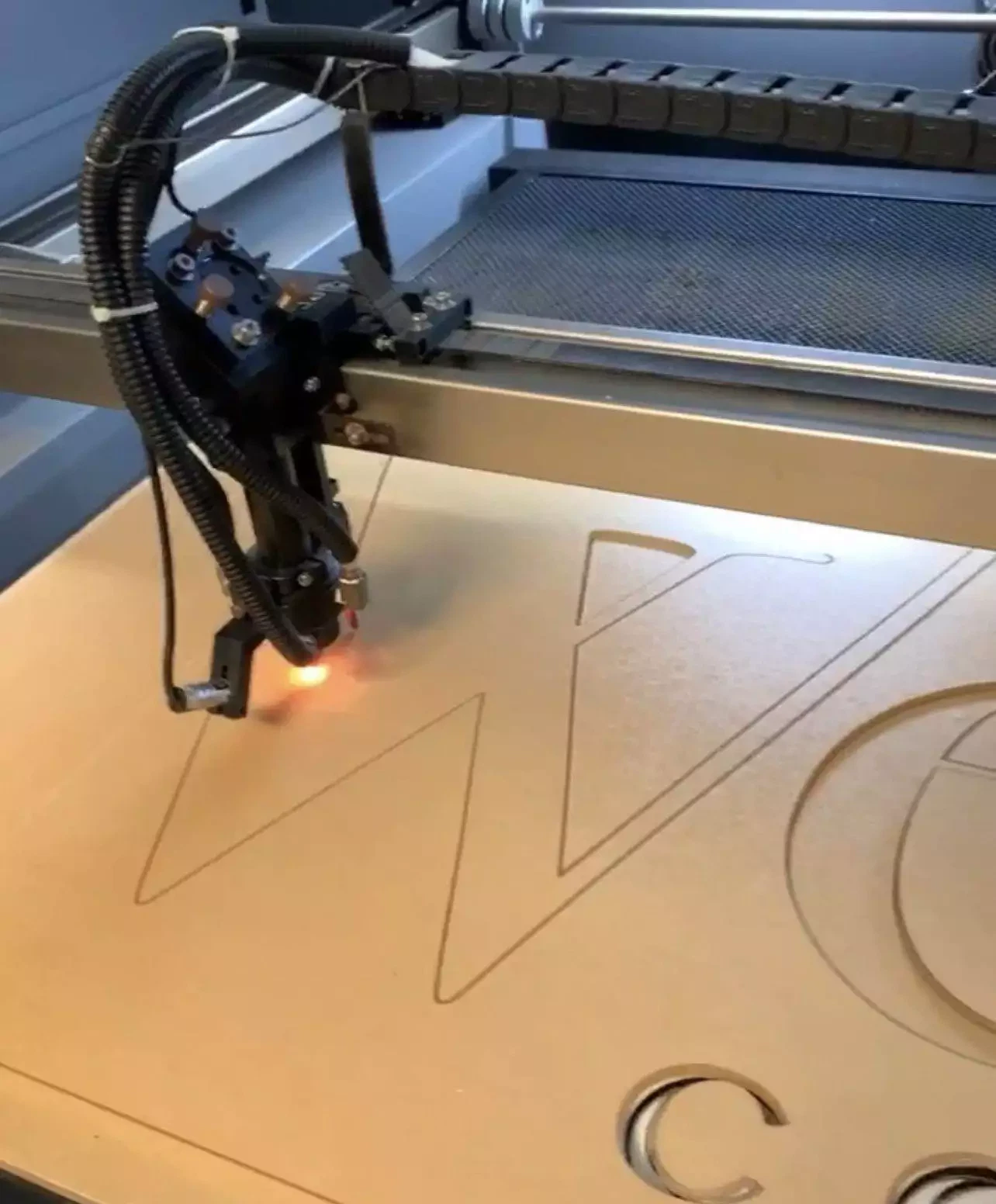 Laser Cutting Acrylic 3D Office Signs