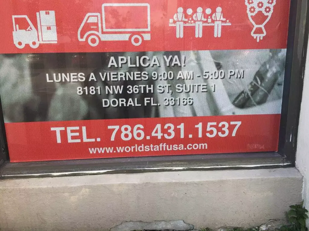 Perforated View Through Window Vinyl (1)