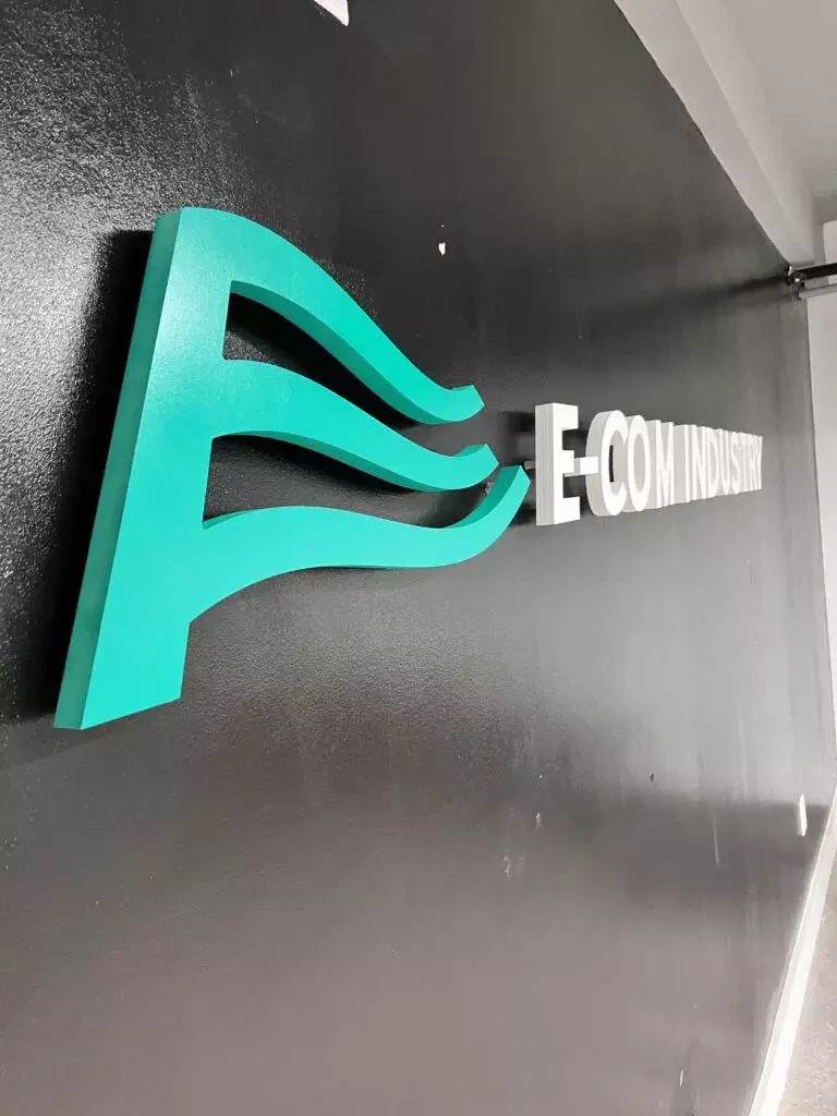 3D Pvc Offcie Wall Sign