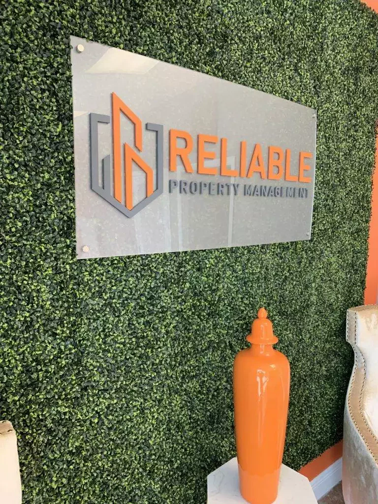 Acrylic Stand Off Real Estate Sign