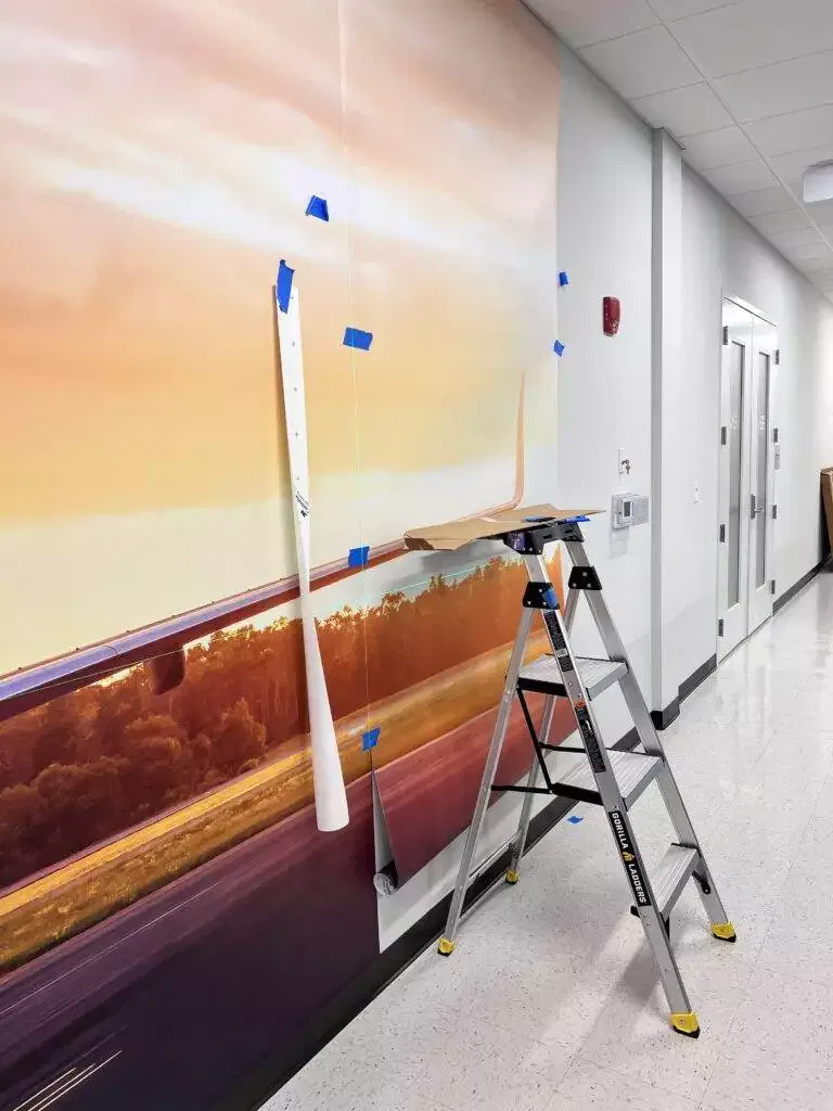 Kls Boeing Airplane Vinyl Wall Mural (2)