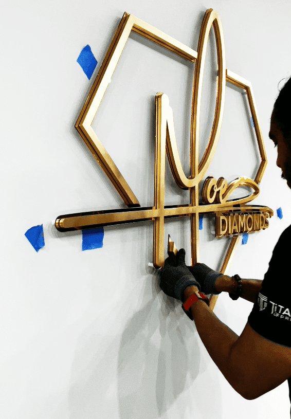 Home Page 3D Office Sign Installation