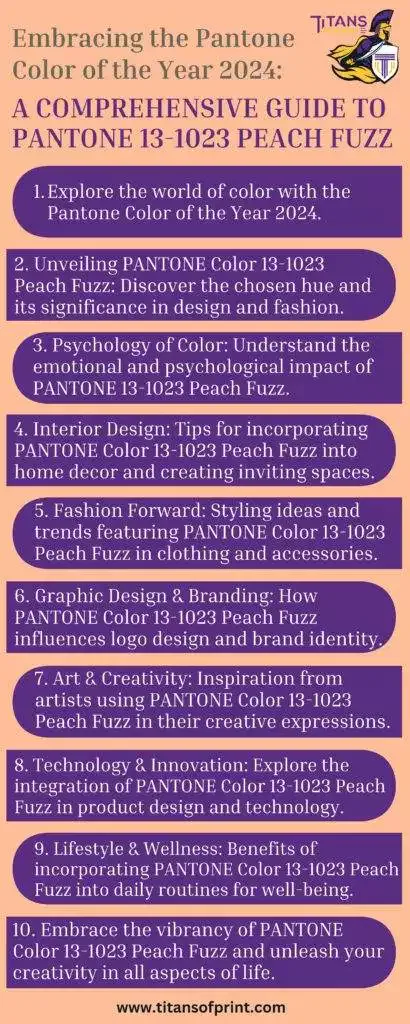 Embracing The Pantone Color Of The Year 2024 A Comprehensive Guide To Pantone 13-1023 Peach Fuzz
