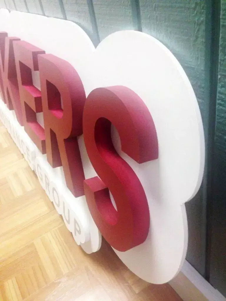 Pvc Routed Layered Signs 2