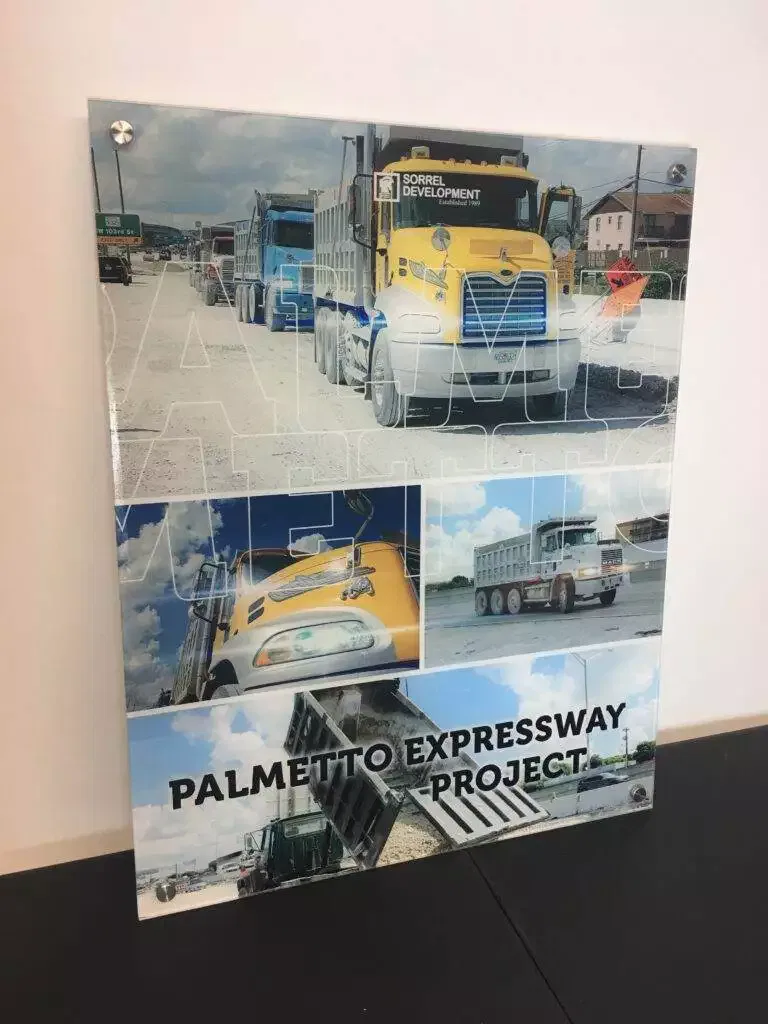 Stand Off Acrylic Sign (3)