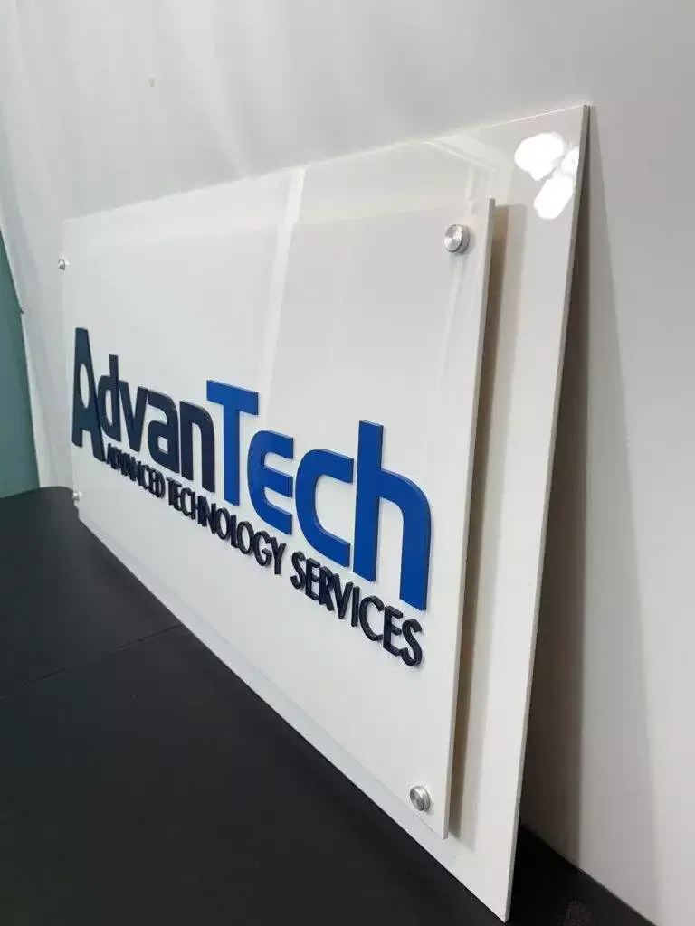 Acrylic 3D Office Signs: Sleek, Durable, And Customizable 3D Acrylic Layred Stand Off Sign (3)