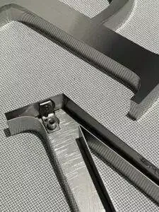 Best Material For Outdoor Signs: Top Picks Brushed Metal Reception Lobby Channel Letter Signs 9