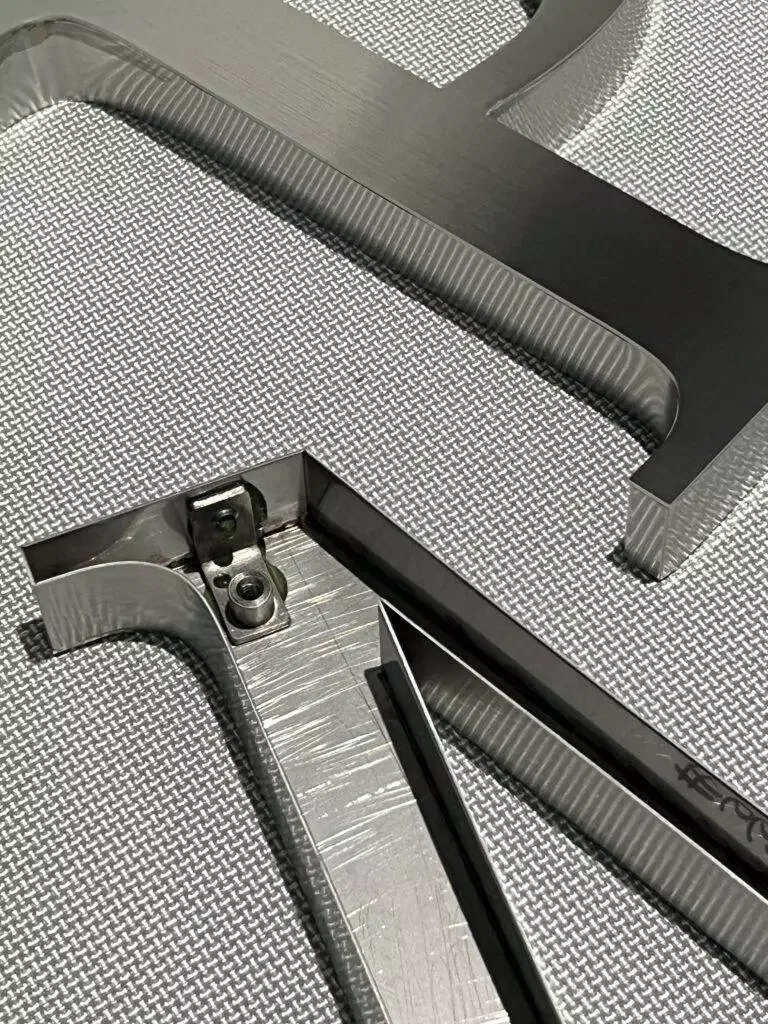 Brushed Metal Reception Lobby Channel Letter Signs (9)