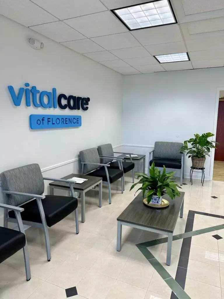 Pvc Routed 3D Waiting Room Sign Installed On Interior Wall