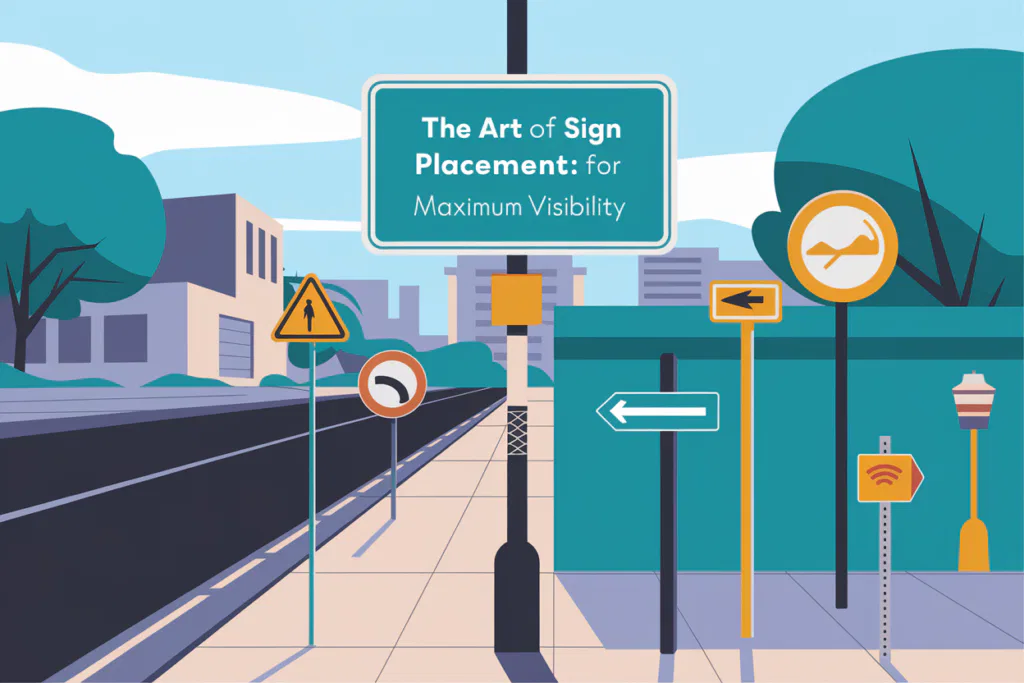 The Art of Sign Placement: Where to Put Signs for Maximum Visibility