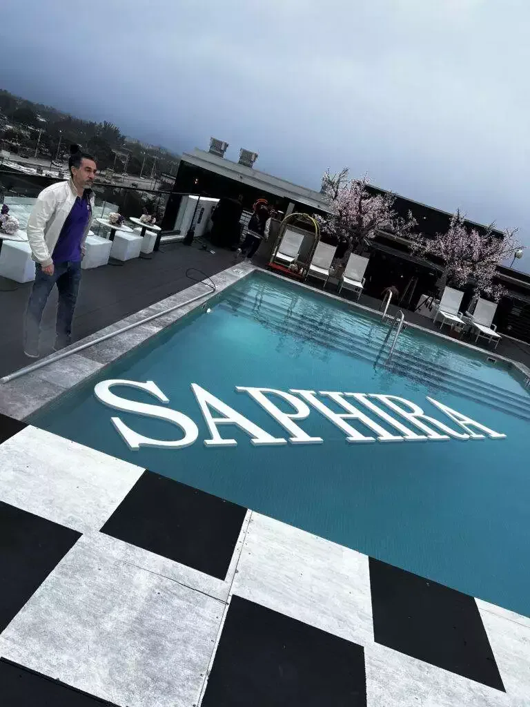 Custom Floating Pool Letters In Miami Hardrock (3)