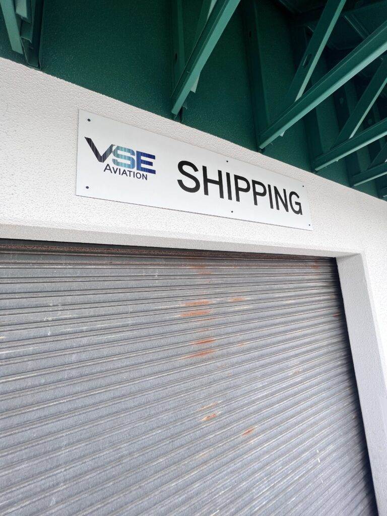 Aviation Signage &Amp; Branding - Aerospace Marketing Aviation Shipping Warehouse Sign