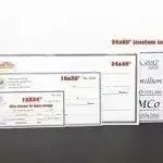 Printed Oversized Checks