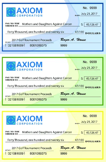 Giant Check - Oversize Check - Novelty Check - Printed Oversized Check