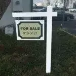 vinyl real estate post signs for sale low