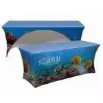 dye sublimation table cover Stretch Tablecloth 3
