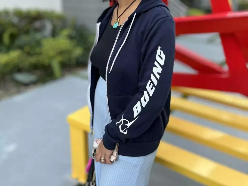 Screen Printed Hoodies On Sleeve Boeing Scaled