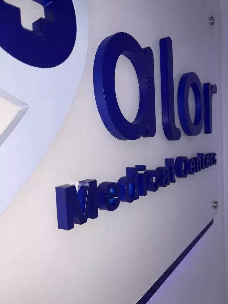 Stand Off Acrylic Sign With Led Lights