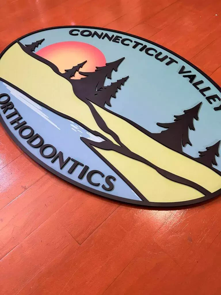 1/2 Acrylic Sign 2 Layers With Full Color Printed Backer