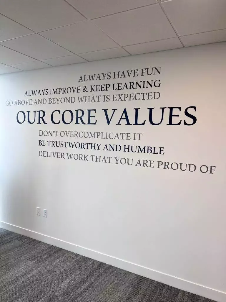 Titans Of Print Miami Wall Wraps And Vinyls Core Values