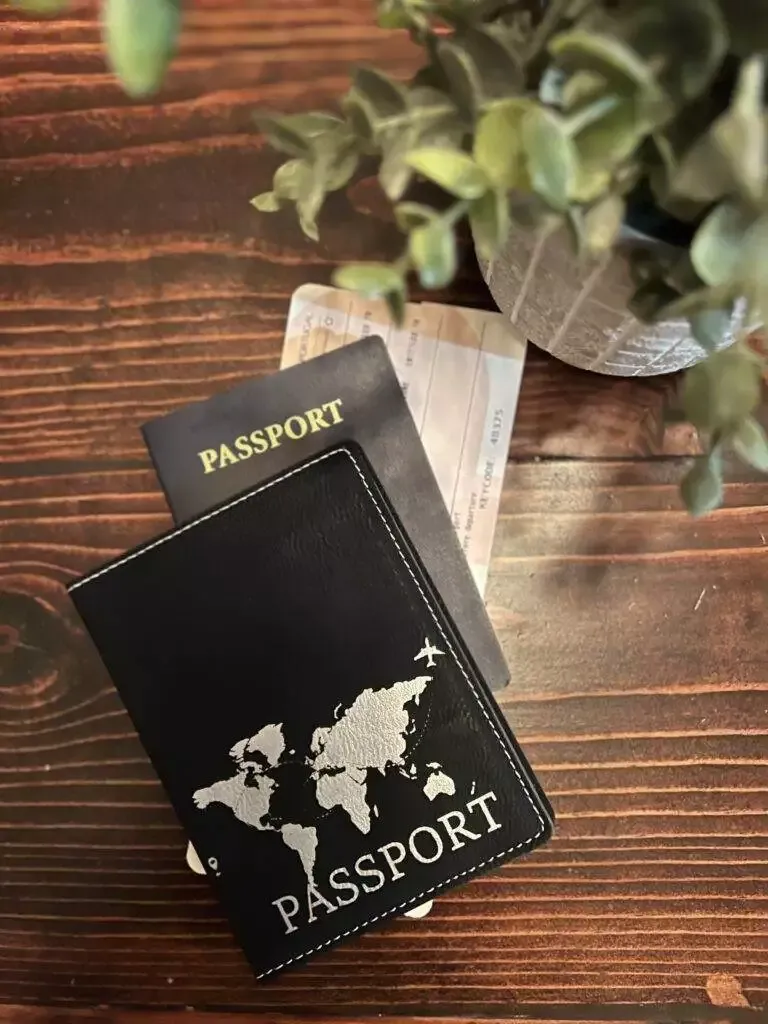 Home 2024 Laser Engraved Passport Holder
