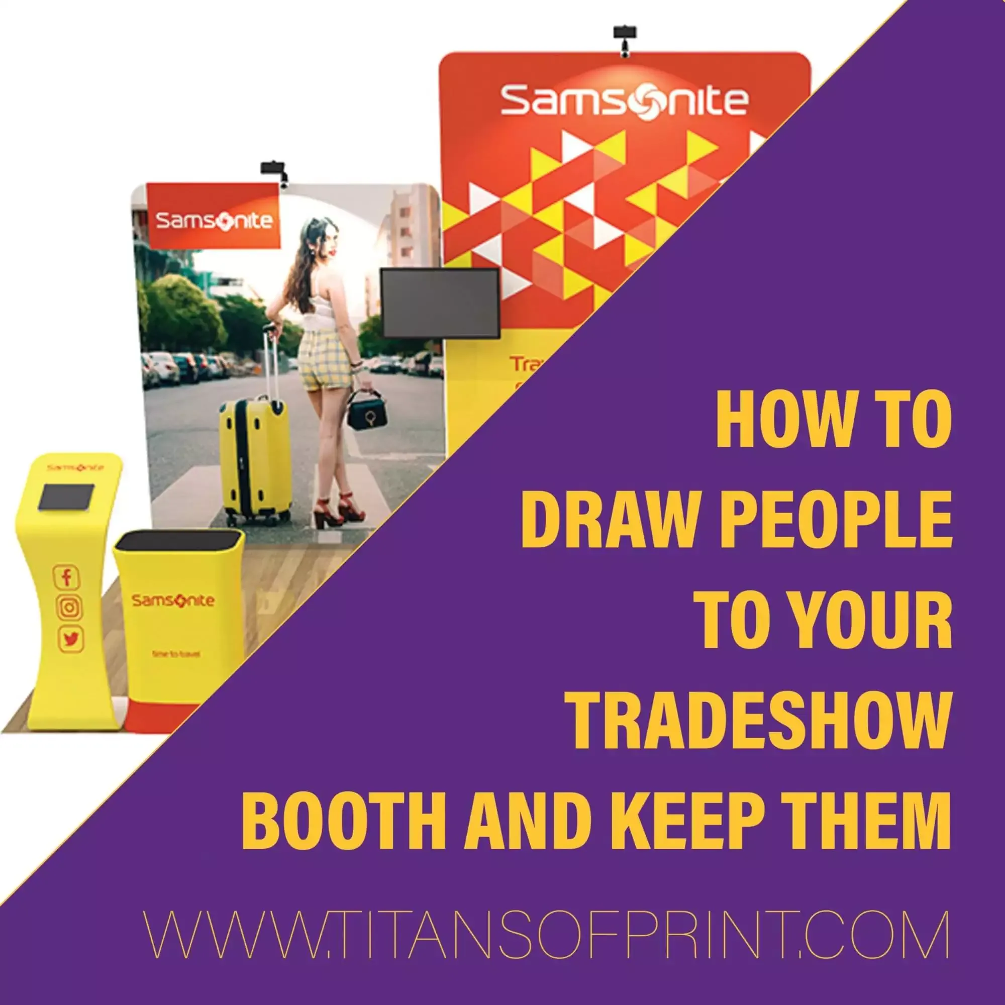 Titans Of Print How To Draw People To Your Tradeshow Booth And Keep Them There Scaled