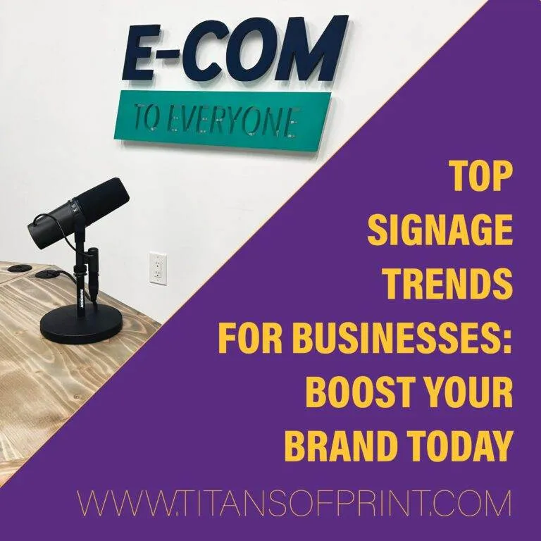 Discover the Top Signage Trends for Businesses Today