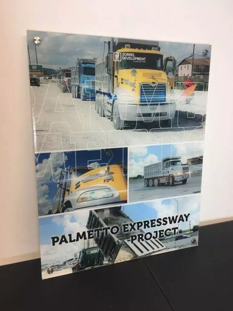 Stand Off Acrylic Sign (3)