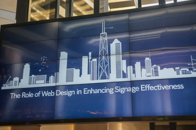The Role of Web Design in Enhancing Signage Effectiveness
