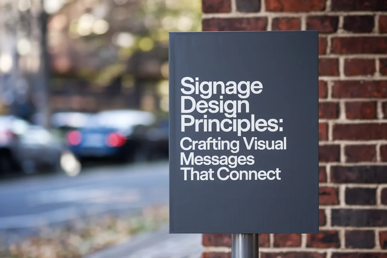 Signage Design Principles: Crafting Visual Messages That Connect Signage Design Principles: Crafting Visual Messages That Connect