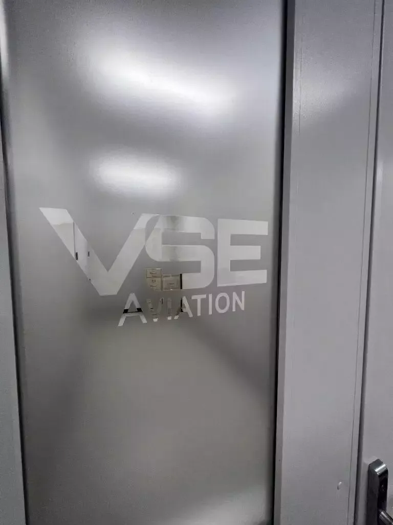Aviation Custom Frosted Etched Window Vinyl
