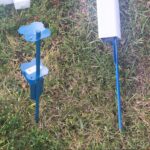 real estate sign post power stakes low