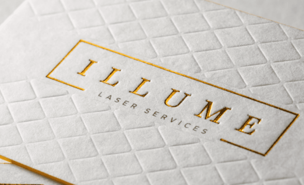 Cotton Letter Press Cards