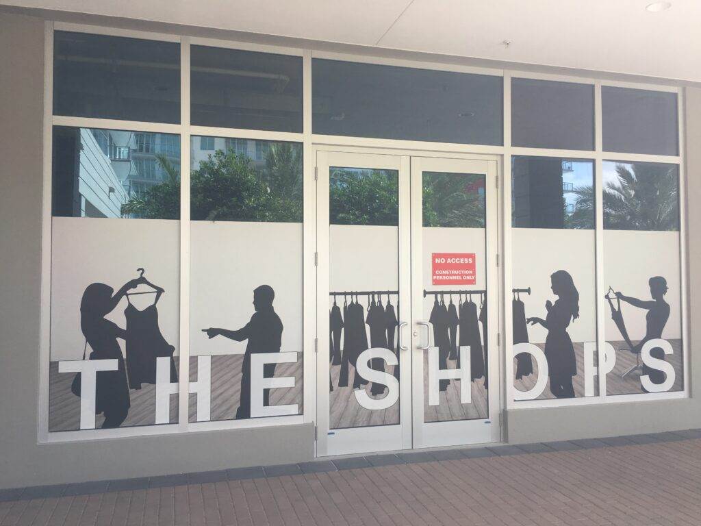 Custom Wall Murals And Decals Temporary Store Front Signage
