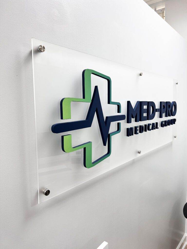 Office Lobby Signs For Cutler Ridge Businesses 3D Office Signage White Label Reseller