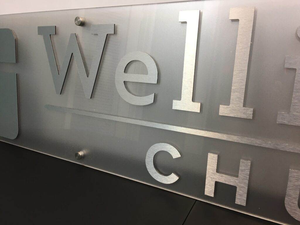 Brushed Aluminum Signs Img_3374