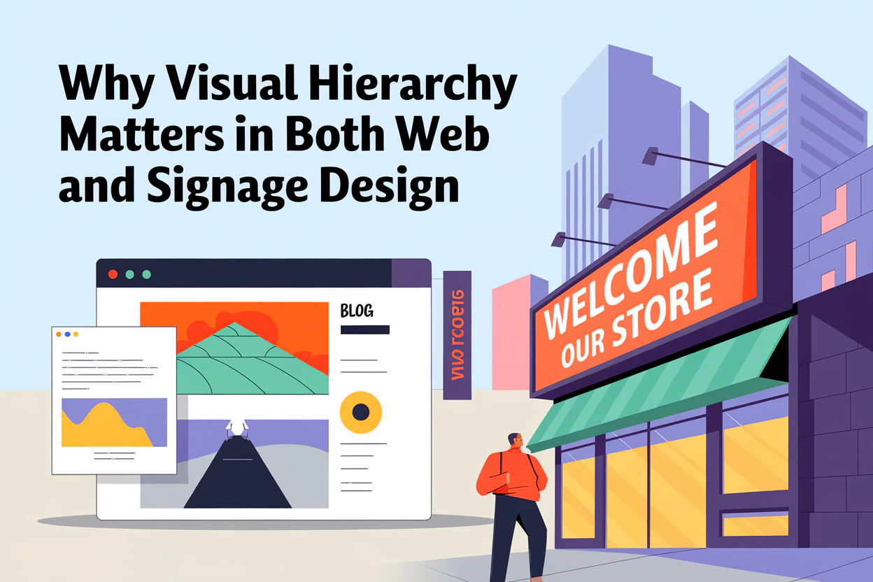 Why Visual Hierarchy Matters In Both Web And Signage Design