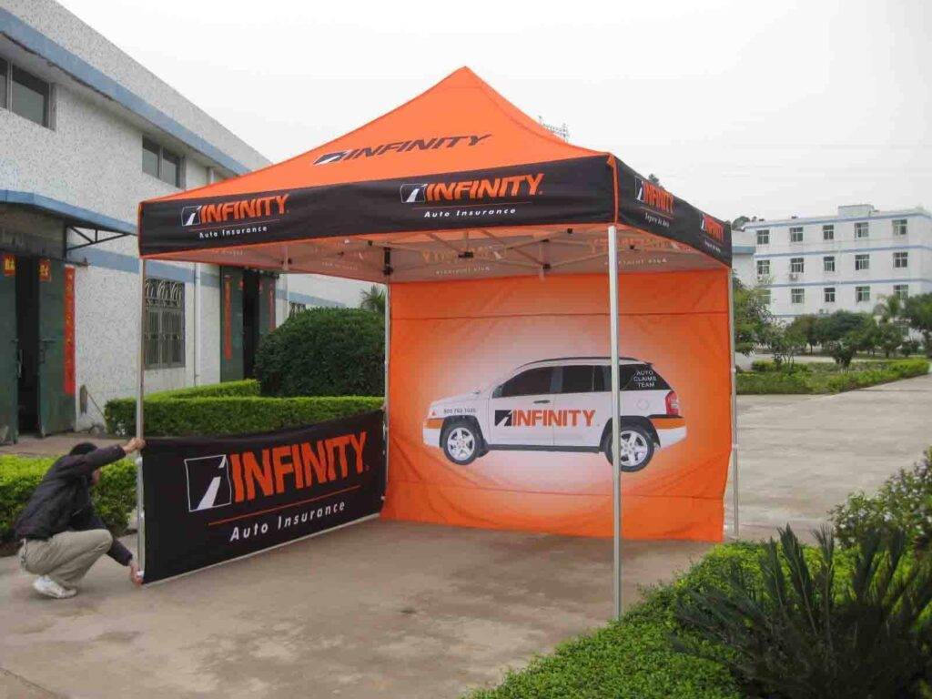 Canopy Tent With Company Logo Canopy Tent With Logo For Events