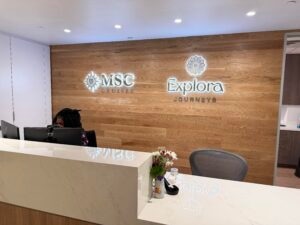 Edge Lit Channel Letter Signs | Msc Broward Office Edge Lit Channel Letter Sign