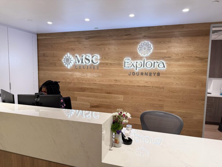 Edge Lit Channel Letter Signs | Msc Broward Office Edge Lit Channel Letter Sign