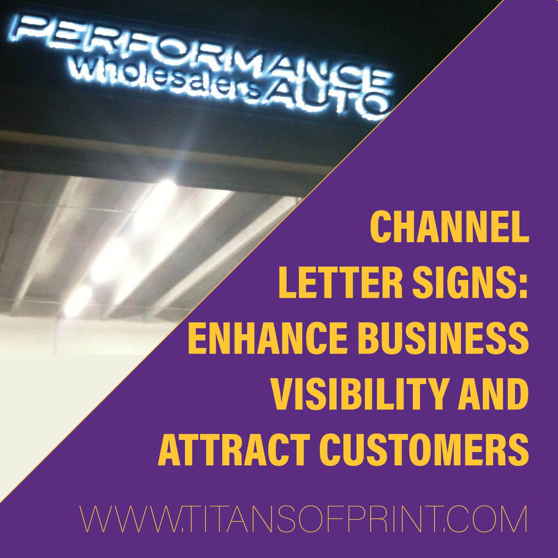 Channel. Sign Example Channel Letter Signs: Enhance Business Visibility