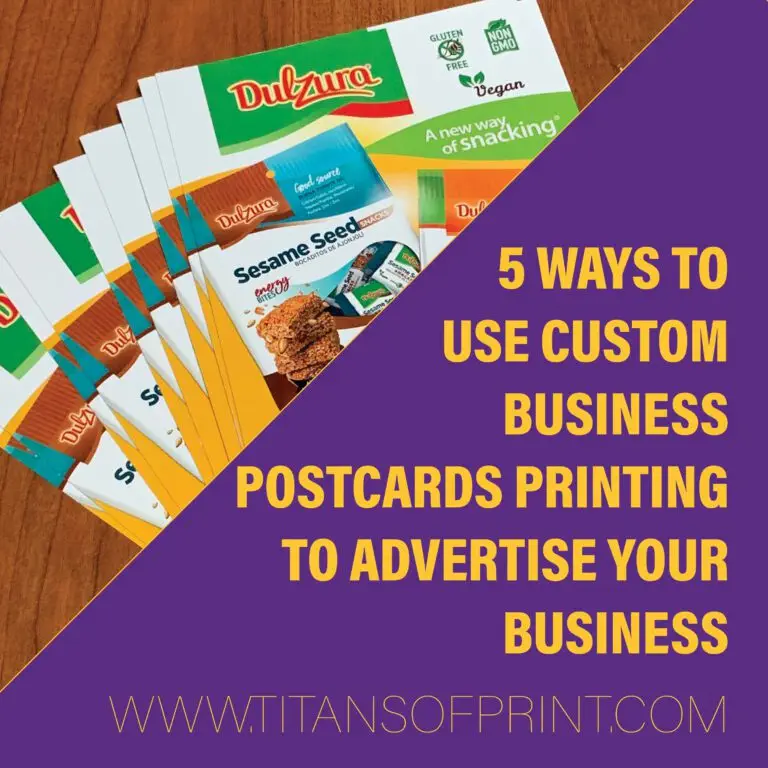 5 Ways to Use Custom Business Postcards Printing to Advertise Your Business