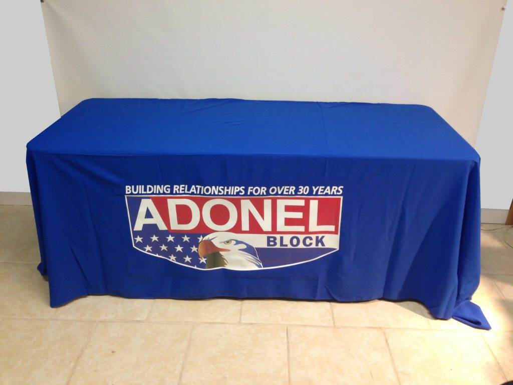 Custom Imprinted Table Covers (2)