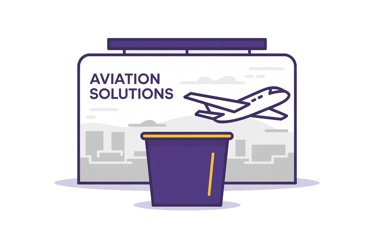 Aviation Signage &Amp; Branding - Aerospace Marketing Aviation Trade Show Booth